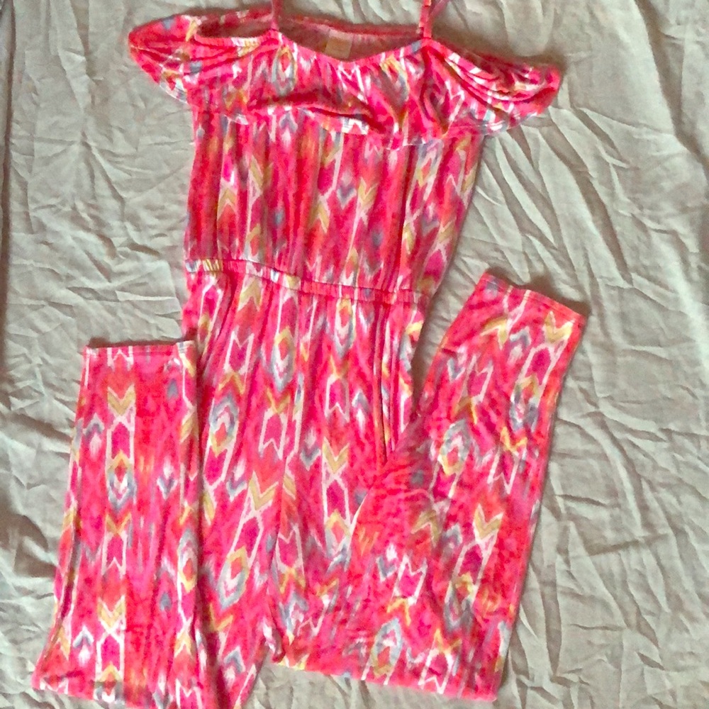 Gymboree girl pant romper 10